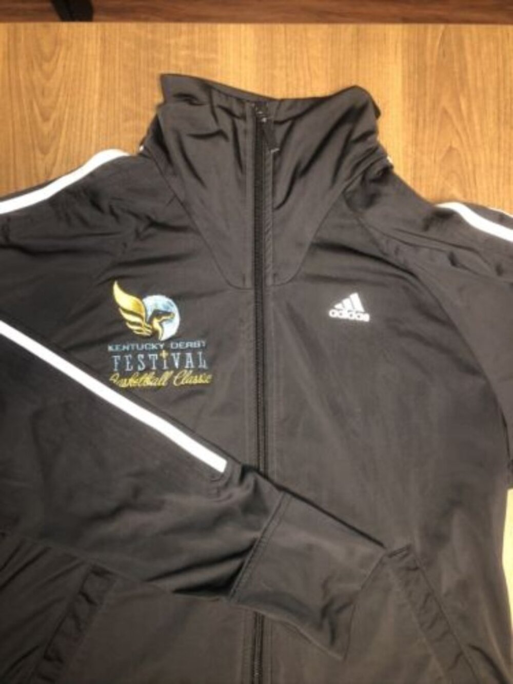 Adidas Women’s KENTUCKY DERBY BASKETBALL CLASSIC Zip Up Jacket Black Size M